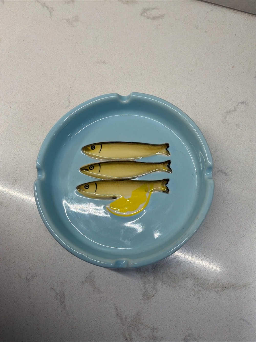 Sardine and Lemon Ashtray Urban Outfitters Great
